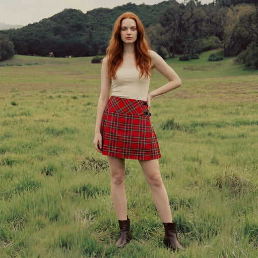 Ladies Tartan Billie Kilted Skirt Stewart Royal - Heritage Of Scotland - Stewart Royal