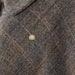 Ladies Vivienne Harris Tweed Poncho Natural Check - Heritage Of Scotland - NATURAL CHECK