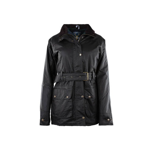 Ladies Wax Jacket Black - Heritage Of Scotland - BLACK