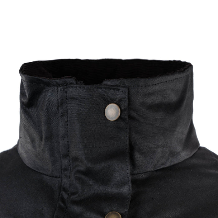 Ladies Wax Jacket Black - Heritage Of Scotland - BLACK