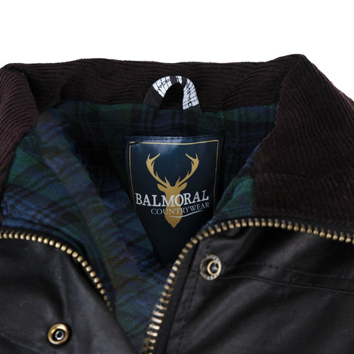 Ladies Wax Jacket Black - Heritage Of Scotland - BLACK