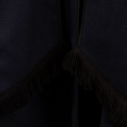 Ladies Wool Blend Reversible Cape Navy/Black Watch - Heritage Of Scotland - NAVY/BLACK WATCH