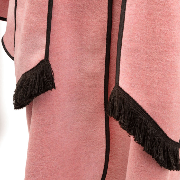 Ladies Wool Blend Reversible Cape Pink - Heritage Of Scotland - PINK