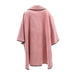 Ladies Wool Blend Reversible Cape Pink - Heritage Of Scotland - PINK