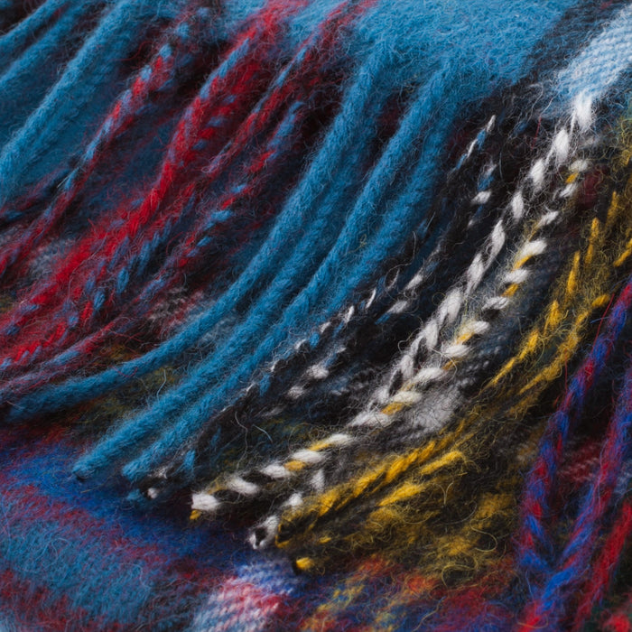 Lambswool Tartan Mini Scarf Mackellar Natural - Heritage Of Scotland - MACKELLAR NATURAL