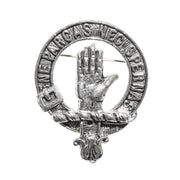 Lamont Clan Badge, Kilt Pin, Lapel Pin, Cufflinks, Keyring/Key Fob & Gift Set — Fine Pewter by Art Pewter — Made in Scotland (Shiny Finish) - Heritage Of Scotland - Badge