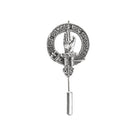 Lamont Clan Badge, Kilt Pin, Lapel Pin, Cufflinks, Keyring/Key Fob & Gift Set — Fine Pewter by Art Pewter — Made in Scotland (Shiny Finish) - Heritage Of Scotland - Lapel Pin