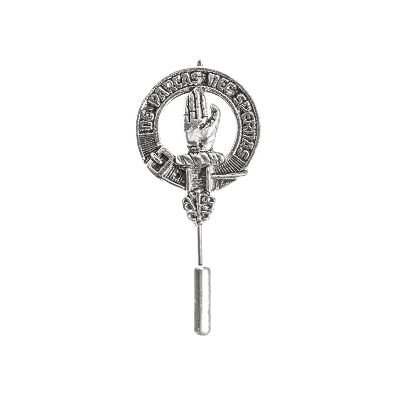 Lamont Clan Badge, Kilt Pin, Lapel Pin, Cufflinks, Keyring/Key Fob & Gift Set — Fine Pewter by Art Pewter — Made in Scotland (Shiny Finish) - Heritage Of Scotland - Lapel Pin