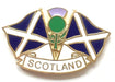 Lapel Badge Scotland/Double - Heritage Of Scotland - NA