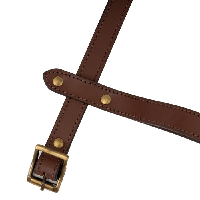 Leather Blanket Belt Rust - Heritage Of Scotland - RUST