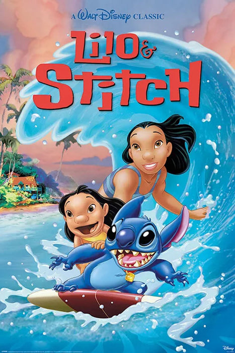 Lilo And Stitch (Wave Surf) Maxi Poster - Heritage Of Scotland - NA