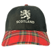 Lion Rampant Baseball Cap – Scotland Cap with Tartan Peak (Adult, Adjustable) - Heritage Of Scotland - Royal Stewart