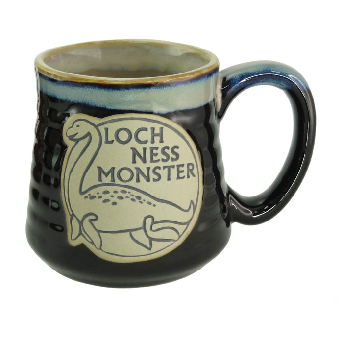 Loch Ness Monster Stoneware Mug – Scottish Novelty Gift - Heritage Of Scotland - Black