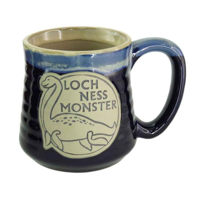 Loch Ness Monster Stoneware Mug – Scottish Novelty Gift - Heritage Of Scotland - Blue