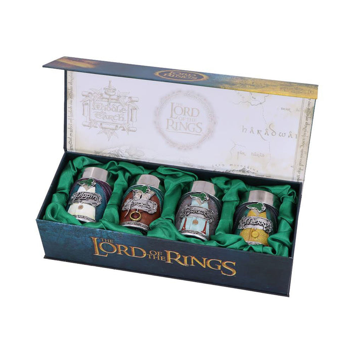 Lotr Hobbit Shot Glass Set (Set Of 4) - Heritage Of Scotland - NA