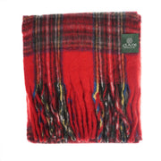 Luxuriously Soft Lightweight Plaid Scarf with Long Fringes – Elegant Draped Wrap - Heritage Of Scotland - STEWART ROYAL