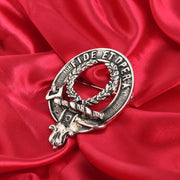 MacArthur Clan Badge, Kilt Pin, Lapel Pin, Cufflinks, Keyring/Key Fob & Gift Set — Fine Pewter by Art Pewter — Made in Scotland (Shiny Finish) - Heritage Of Scotland - Badge
