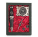 MacAulay Clan Badge, Kilt Pin, Lapel Pin, Cufflinks, Keyring/Key Fob & Gift Set — Fine Pewter by Art Pewter — Made in Scotland (Shiny Finish) - Heritage Of Scotland - Gift Set