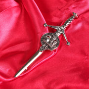MacBean Clan Badge, Kilt Pin, Lapel Pin, Cufflinks, Keyring/Key Fob & Gift Set — Fine Pewter by Art Pewter — Made in Scotland (Shiny Finish) - Heritage Of Scotland - Kilt Pin