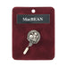 MacBean Clan Badge, Kilt Pin, Lapel Pin, Cufflinks, Keyring/Key Fob & Gift Set — Fine Pewter by Art Pewter — Made in Scotland (Shiny Finish) - Heritage Of Scotland - Lapel Pin