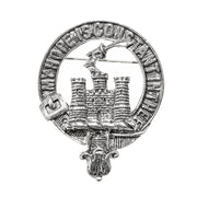MacDonald of Clanranald Clan Badge, Kilt Pin, Lapel Pin, Cufflinks, Keyring/Key Fob & Gift Set — Fine Pewter by Art Pewter — Made in Scotland (Shiny Finish) - Heritage Of Scotland - Badge
