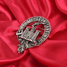 MacDonald of Clanranald Clan Badge, Kilt Pin, Lapel Pin, Cufflinks, Keyring/Key Fob & Gift Set — Fine Pewter by Art Pewter — Made in Scotland (Shiny Finish) - Heritage Of Scotland - Badge