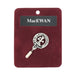 MacEwen Clan Badge, Kilt Pin, Lapel Pin, Cufflinks, Keyring/Key Fob & Gift Set — Fine Pewter by Art Pewter — Made in Scotland (Shiny Finish) - Heritage Of Scotland - Lapel Pin