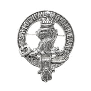 MacGregor Clan Badge, Kilt Pin, Lapel Pin, Cufflinks, Keyring/Key Fob & Gift Set — Fine Pewter by Art Pewter — Made in Scotland (Shiny Finish) - Heritage Of Scotland - Badge