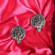 MacGregor Clan Badge, Kilt Pin, Lapel Pin, Cufflinks, Keyring/Key Fob & Gift Set — Fine Pewter by Art Pewter — Made in Scotland (Shiny Finish) - Heritage Of Scotland - Cufflinks