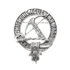 MacInnes Clan Badge, Kilt Pin, Lapel Pin, Cufflinks, Keyring/Key Fob & Gift Set — Fine Pewter by Art Pewter — Made in Scotland (Shiny Finish) - Heritage Of Scotland - Badge