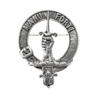 MacKay Clan Badge, Kilt Pin, Lapel Pin, Cufflinks, Keyring/Key Fob & Gift Set — Fine Pewter by Art Pewter — Made in Scotland (Shiny Finish) - Heritage Of Scotland - Badge