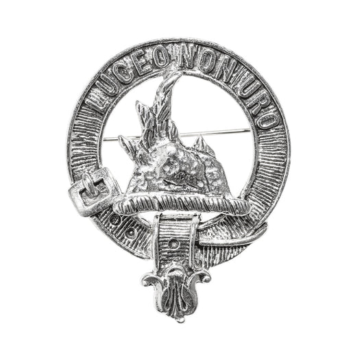 MacKenzie Clan Badge, Kilt Pin, Lapel Pin, Cufflinks, Keyring/Key Fob & Gift Set — Fine Pewter by Art Pewter — Made in Scotland (Shiny Finish) - Heritage Of Scotland - Badge