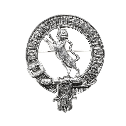 MacKintosh Clan Badge, Kilt Pin, Lapel Pin, Cufflinks, Keyring/Key Fob & Gift Set — Fine Pewter by Art Pewter — Made in Scotland (Shiny Finish) - Heritage Of Scotland - Badge