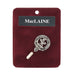 MacLaine Clan Badge, Kilt Pin, Lapel Pin, Cufflinks, Keyring/Key Fob & Gift Set — Fine Pewter by Art Pewter — Made in Scotland (Shiny Finish) - Heritage Of Scotland - Badge