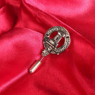 MacLean Clan Badge, Kilt Pin, Lapel Pin, Cufflinks, Keyring/Key Fob & Gift Set — Fine Pewter by Art Pewter — Made in Scotland (Shiny Finish) - Heritage Of Scotland - Lapel Pin