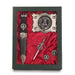 MacLeod Clan Badge, Kilt Pin, Lapel Pin, Cufflinks, Keyring/Key Fob & Gift Set — Fine Pewter by Art Pewter — Made in Scotland (Shiny Finish) - Heritage Of Scotland - Gift Set