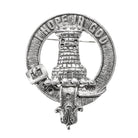 MacNaughton Clan Badge, Kilt Pin, Lapel Pin, Cufflinks, Keyring/Key Fob & Gift Set — Fine Pewter by Art Pewter — Made in Scotland (Shiny Finish) - Heritage Of Scotland - Badge