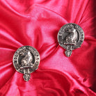 MacNicol Clan Badge, Kilt Pin, Lapel Pin, Cufflinks, Keyring/Key Fob & Gift Set — Fine Pewter by Art Pewter — Made in Scotland (Shiny Finish) - Heritage Of Scotland - Cufflinks
