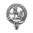 MacPherson Clan Badge, Kilt Pin, Lapel Pin, Cufflinks, Keyring/Key Fob & Gift Set — Fine Pewter by Art Pewter — Made in Scotland (Shiny Finish) - Heritage Of Scotland - Badge