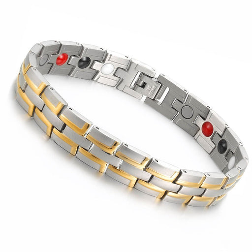 Magnetic Stainless Steel Bracelet - Heritage Of Scotland - N/A