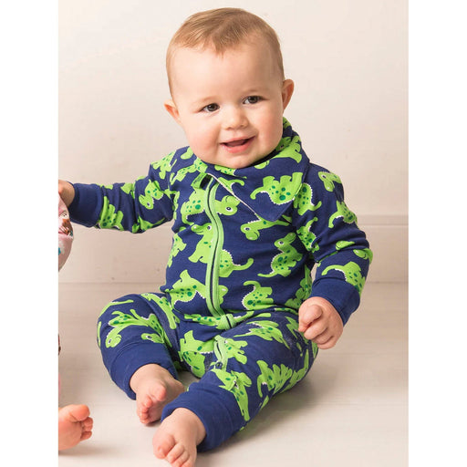 Maple The Dino Zip Up Romper - Heritage Of Scotland - N/A