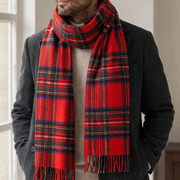 Marchbrae 100% Lambswool Scarf – Traditional Tartan & Check Designs - Made in Scotland - Heritage Of Scotland - Stewart Royal