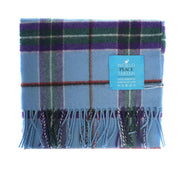 Marchbrae 100% Lambswool Scarf – Traditional Tartan & Check Designs - Made in Scotland - Heritage Of Scotland - World Peace Tartan