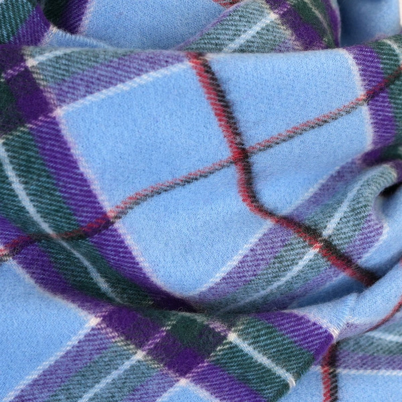 Marchbrae 100% Lambswool Scarf – Traditional Tartan & Check Designs - Made in Scotland - Heritage Of Scotland - World Peace Tartan