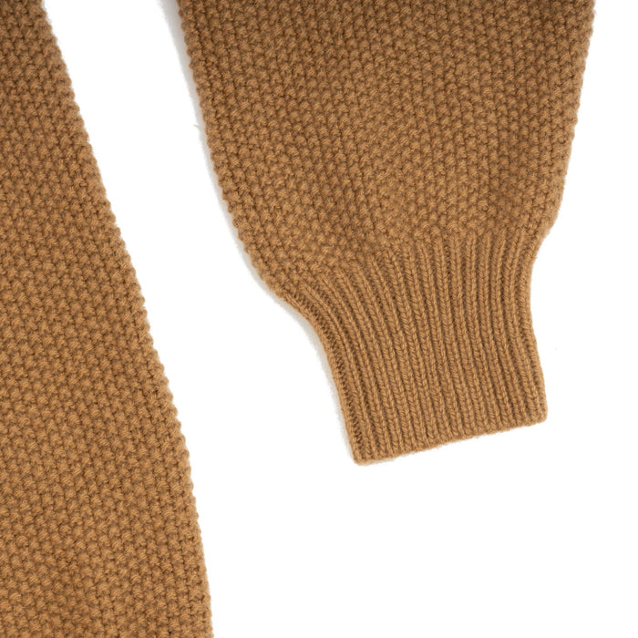 Marchbrae 100%Cashmere Gents Moss Stitch Vicuna - Heritage Of Scotland - VICUNA