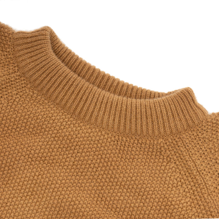 Marchbrae 100%Cashmere Gents Moss Stitch Vicuna - Heritage Of Scotland - VICUNA