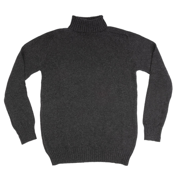 Marchbrae Gents Roll Neck Charcoal - Heritage Of Scotland - CHARCOAL