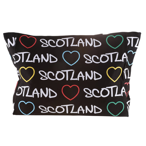 Mary Bag Multi Hearts Scotland - Heritage Of Scotland - BLACK/WHITE/MULTI