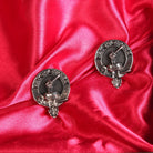 Matheson Clan Badge, Kilt Pin, Lapel Pin, Cufflinks, Keyring/Key Fob & Gift Set — Fine Pewter by Art Pewter — Made in Scotland (Shiny Finish) - Heritage Of Scotland - Cufflinks
