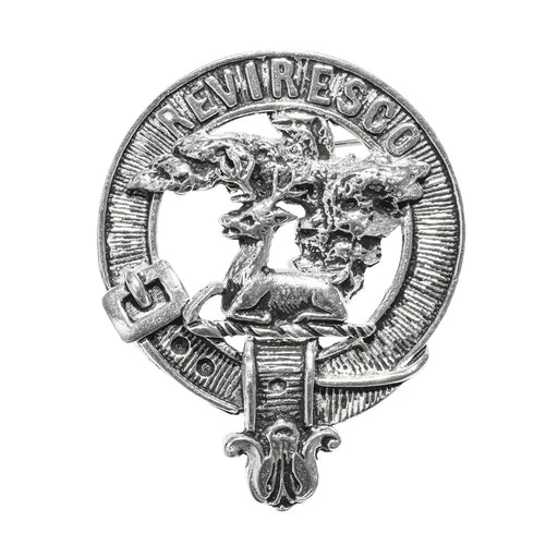Maxwell Clan Badge, Kilt Pin, Lapel Pin, Cufflinks, Keyring/Key Fob & Gift Set — Fine Pewter by Art Pewter — Made in Scotland (Shiny Finish) - Heritage Of Scotland - Badge